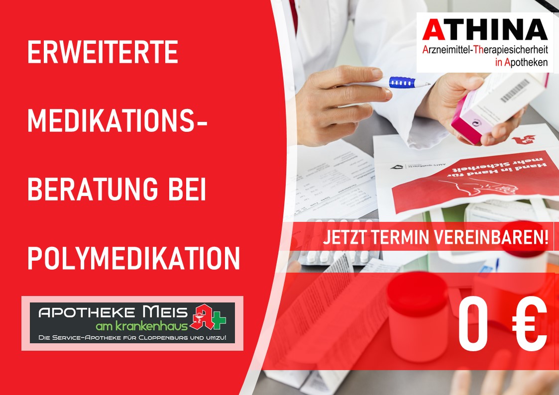 Erweiterte Medikationsberatung bei Polymedikation