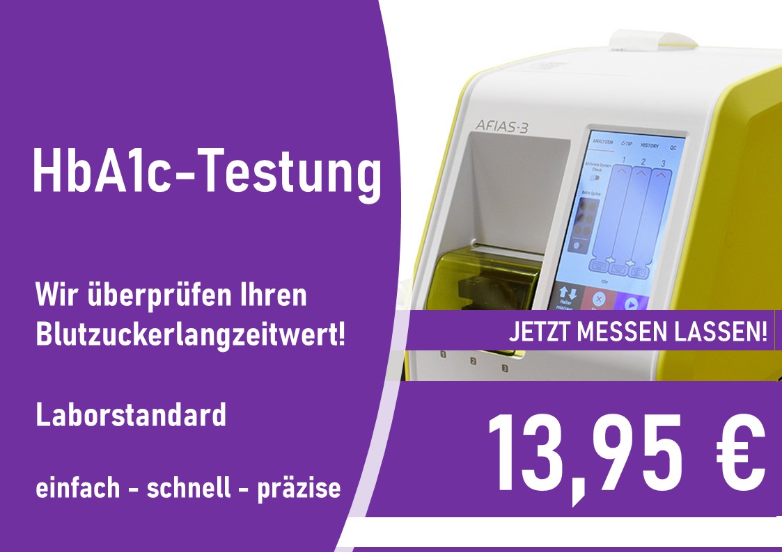 HbA1c-Testung (Blutzuckerlangzeitwert)