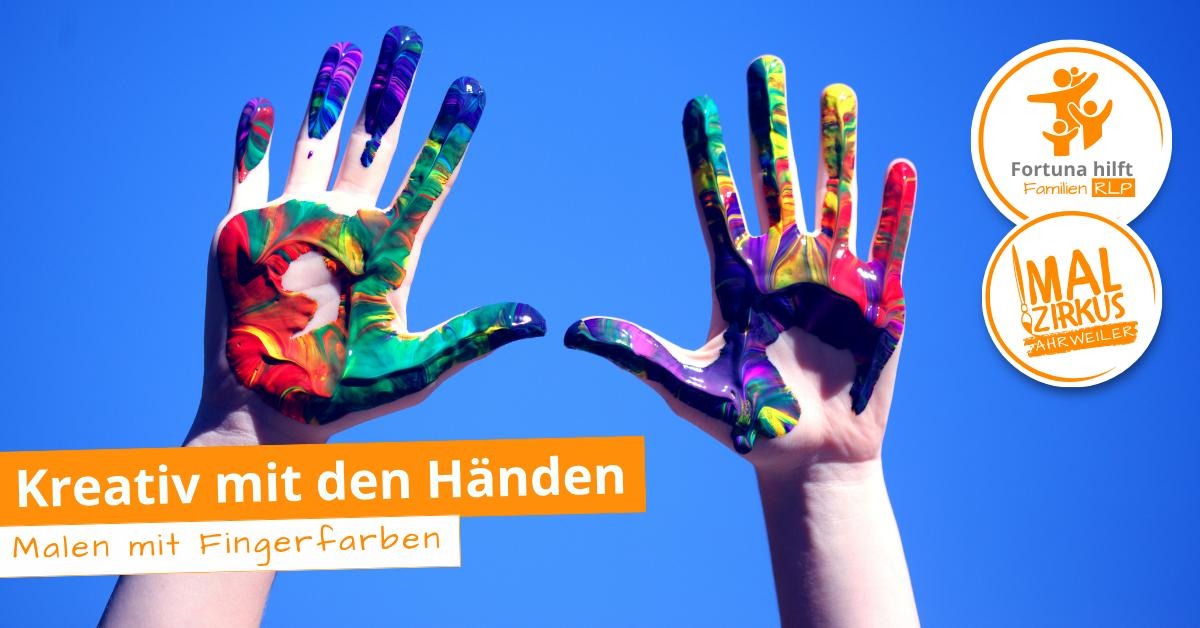 21.07. Malen mit Fingerfarben 