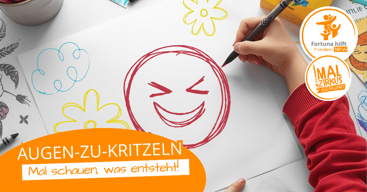 24.03. Augen zu, Kritzeln