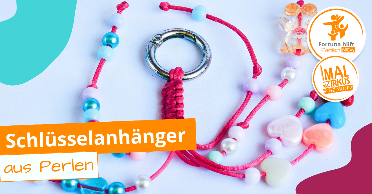 02.06.  Schlüsselanhänger aus Perlen 