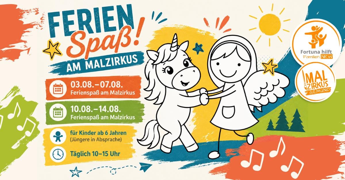 10.08.-14.08. Ferienspaß am Malzirkus 