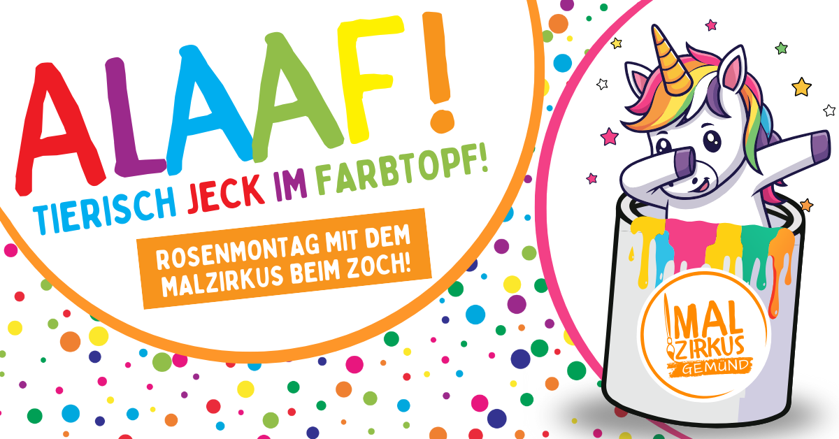 16.02. Tierisch Jeck im Farbtopf 