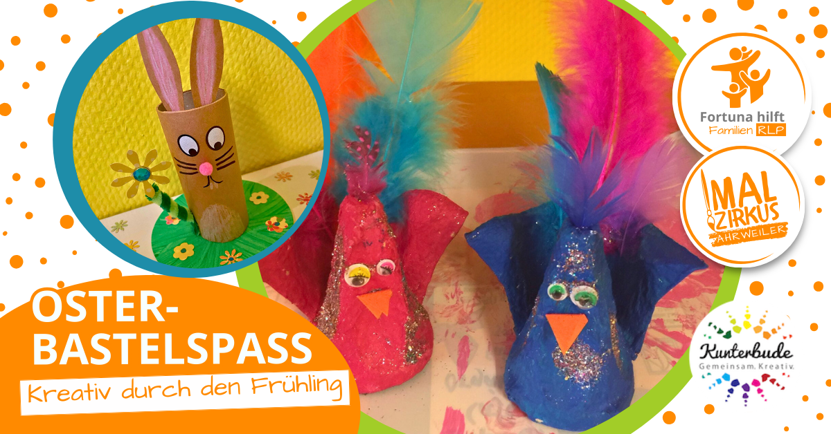 13.03. Osterbastelspass - Kreativ durch den Frühling ab 5 Jahre