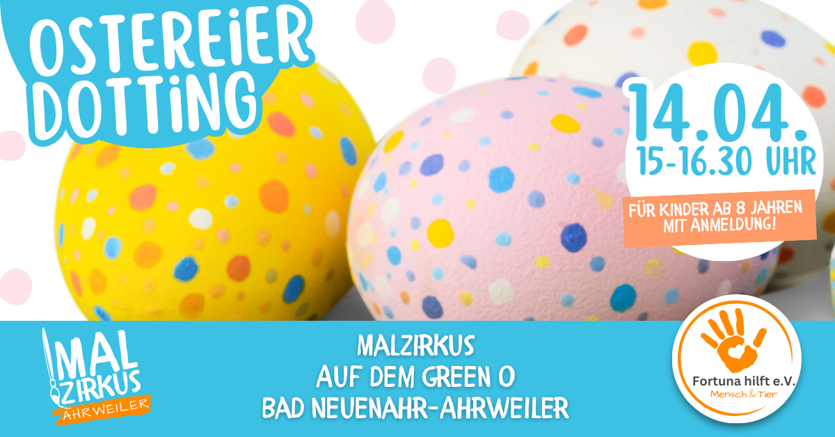 14.04  Ostereier Dotting mit Steffi Raths für Kinder ab 8 Jahre