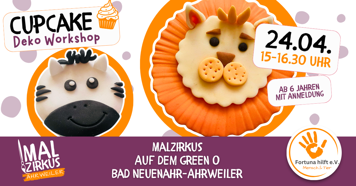 24.04. CupCake Workshop mit Ela Ar ab 6 Jahre