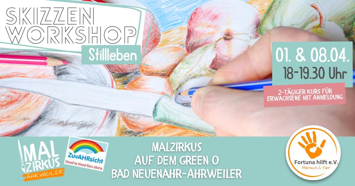 01.04./08.04 Skizzenworkshop Stilleben (2 tägiger Workshop)