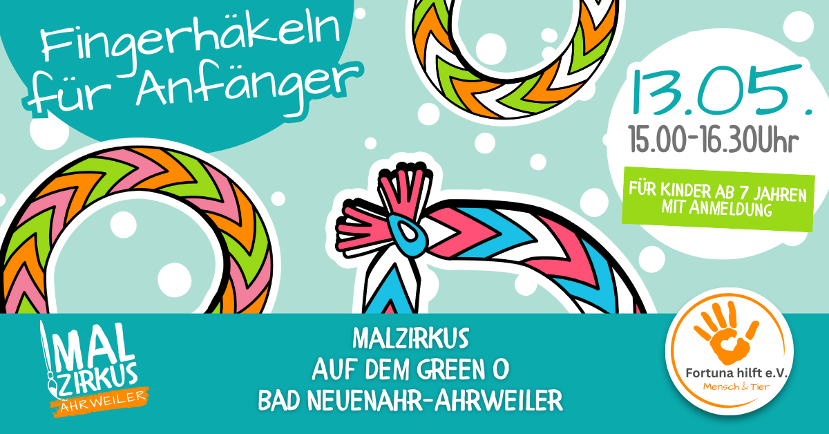 13.05. Fingerhäkeln für Anfänger ab 7 Jahre