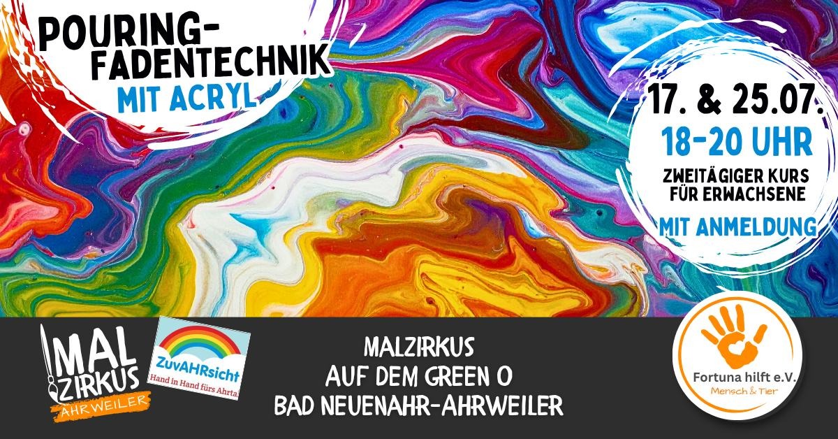 17.07 + 25.07 Pouring - Fadentechnik mit Acryl (für Erwachsene)