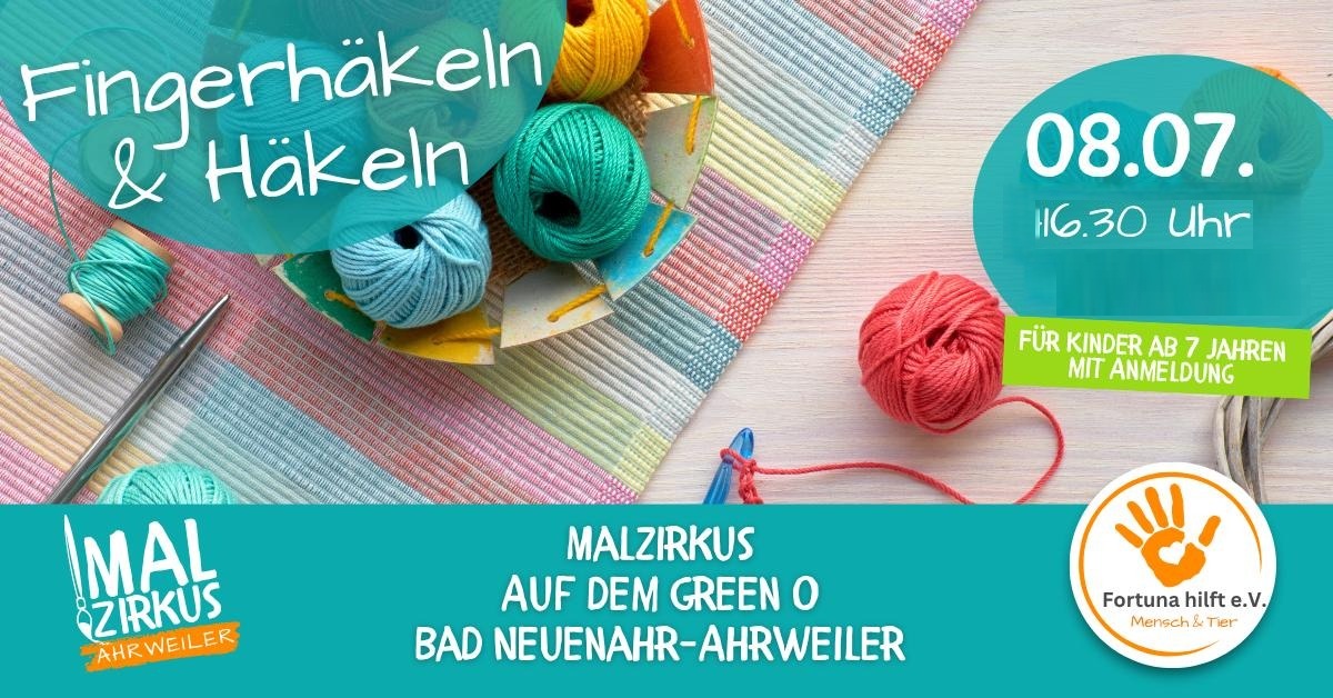 08.07. Fingerhäkeln (ab 7 Jahre) (Zusatztermin!)