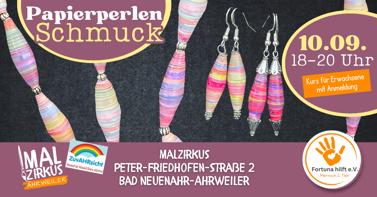 10.09. Papierperlen & Schmuck für Erwachsene