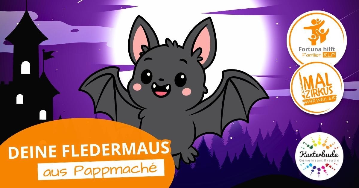 07.+14.11 Fledermaus aus Pappmache ab 5 Jahre