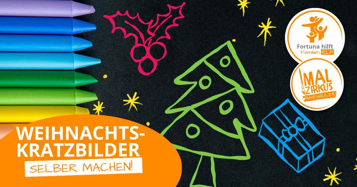 18.12. Weihnachtskratzbilder herstellen ab 6 Jahre