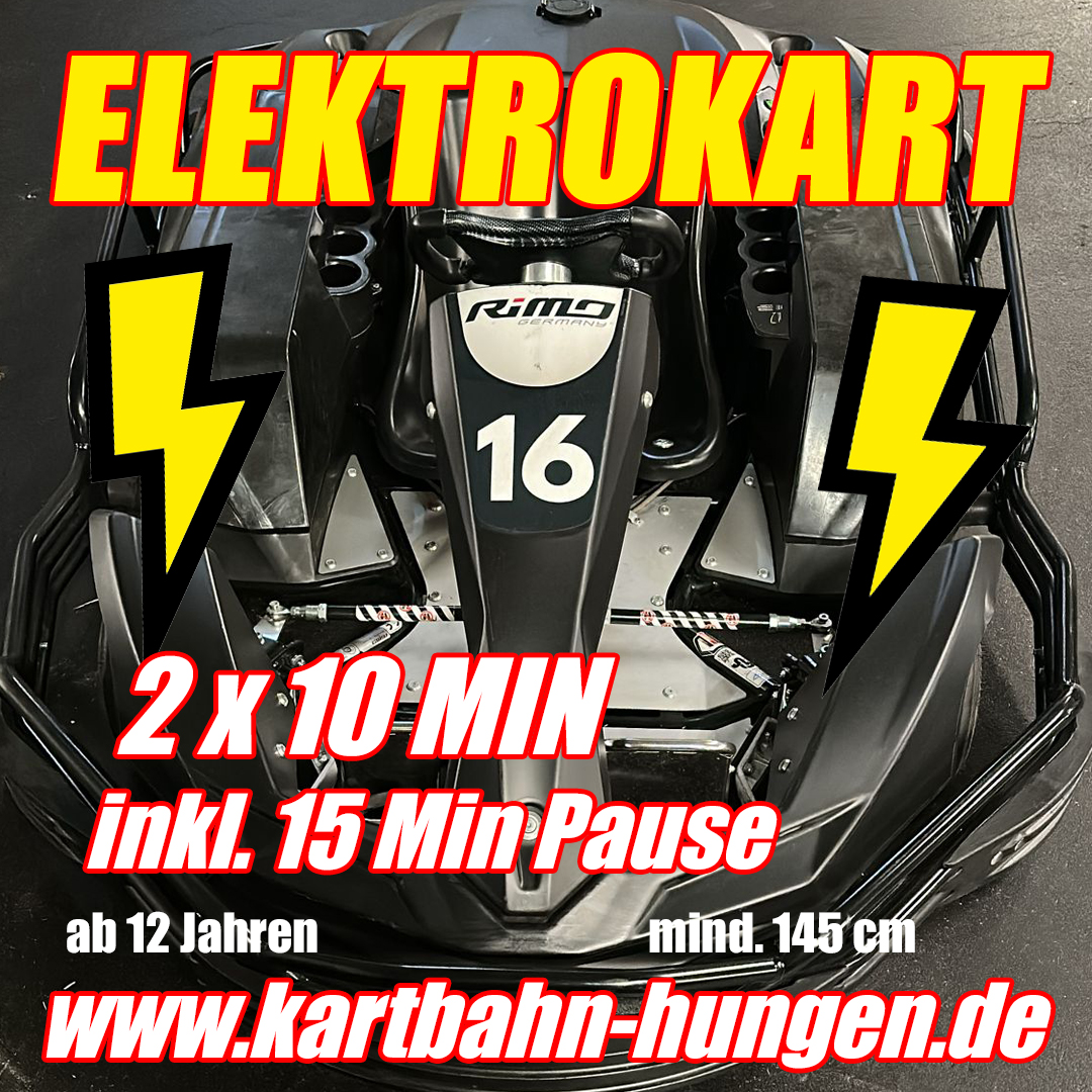 Elektrokart Ticket 20 Minuten (Donnerstags)