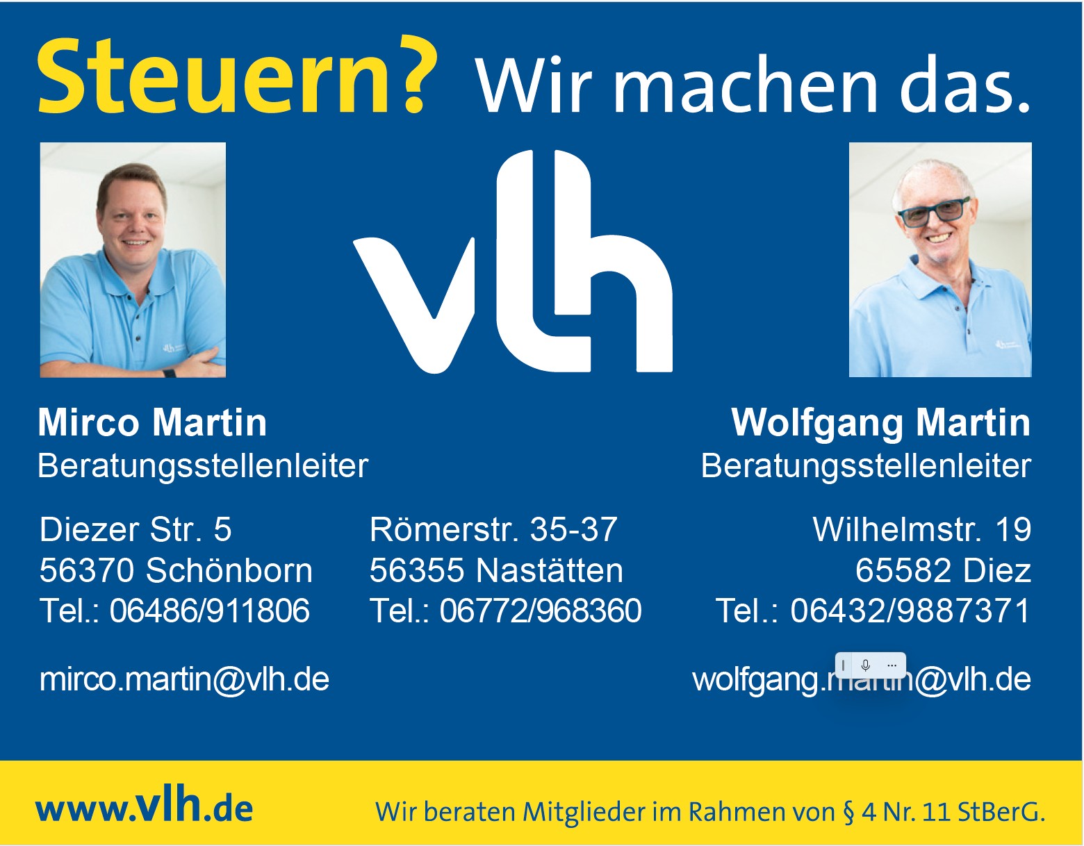 Vereinigte Lohnsteuerhilfe e.V.