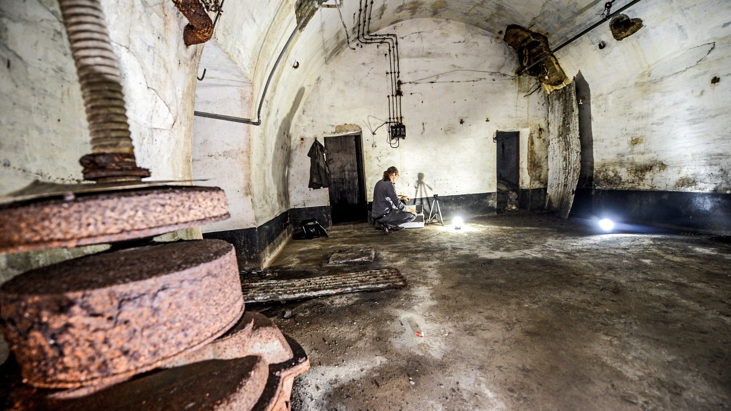 Luftschutz im Gewölbebunker