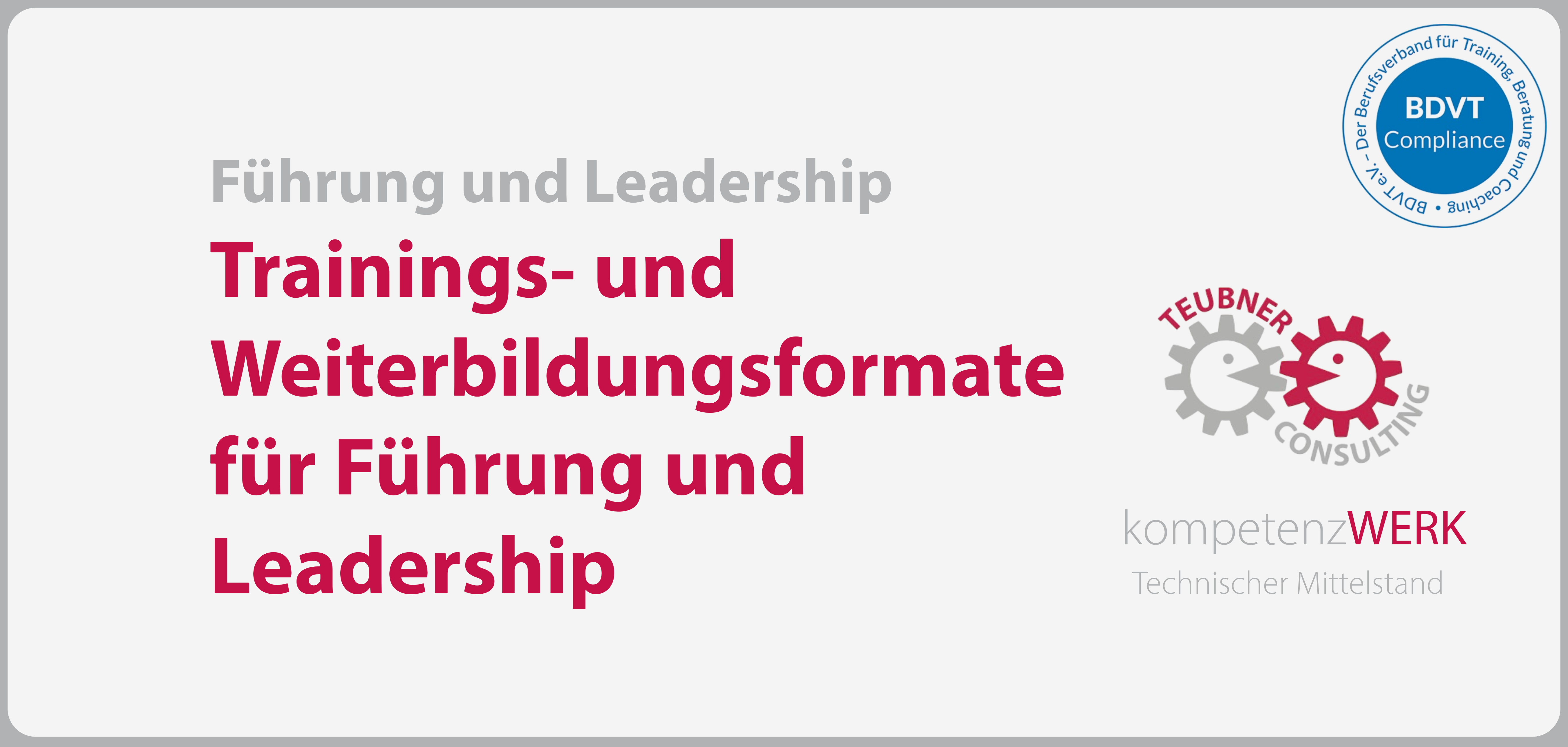 Führung und Leadership